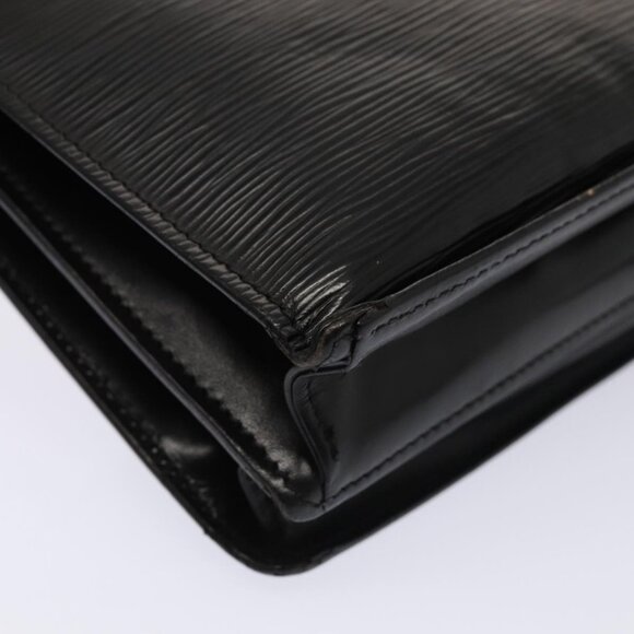 Authentic LOUIS VUITTON Epi Angian Shoulder Bag 2way Black M52112 LV - Picture 6 of 16